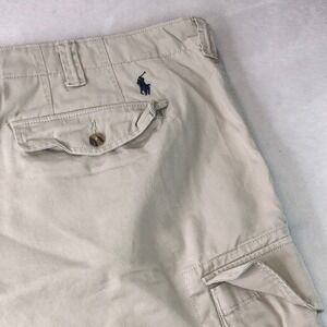 Polo Ralph Lauren Cargo Shorts Mens 48B (50B fits)Khaki Tan Relaxed Fit Gorpcore